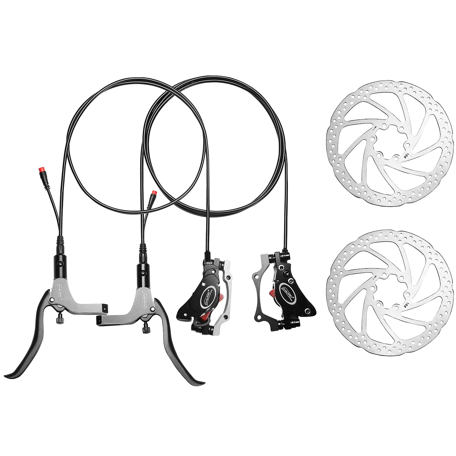Bike Disc Brake Kit Aluminum Front and Rear Caliper Full Aluminum Al
