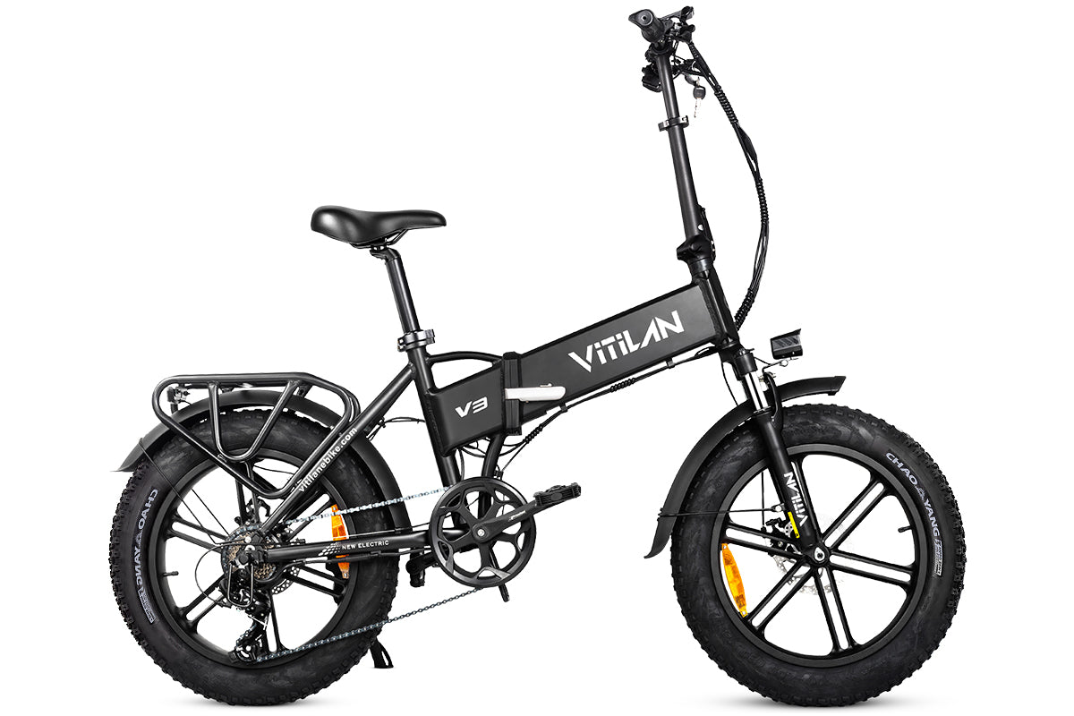 V3 Folding Fat Tires Adult All Terrain Electric Bike