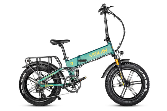 I7 Pro Folding Full Suspension Electric Bike