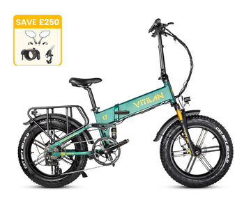 I7 Pro Folding Full Suspension Electric Bike