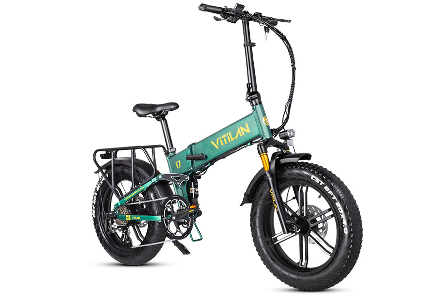 I7 Pro Folding Full Suspension Electric Bike