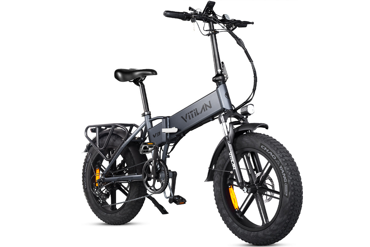 V3 2.0 Folding Fat Tires Adult All Terrain Electric Bike
