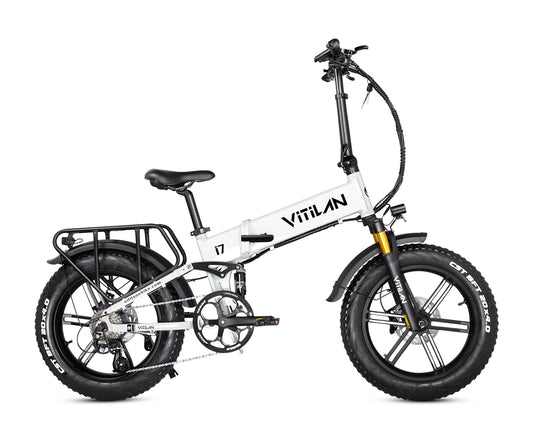 I7 Pro Folding Full Suspension Electric Bike