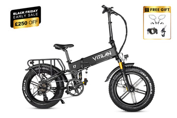 I7 Pro Folding Full Suspension Electric Bike
