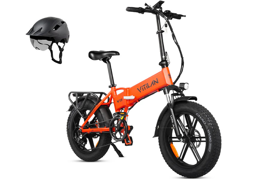 V3 2.0 Folding Fat Tires Adult All Terrain Electric Bike