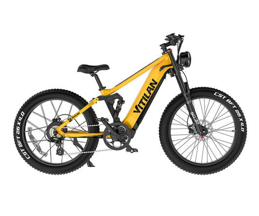 T7PRO Full Suspension Mountain E-bike