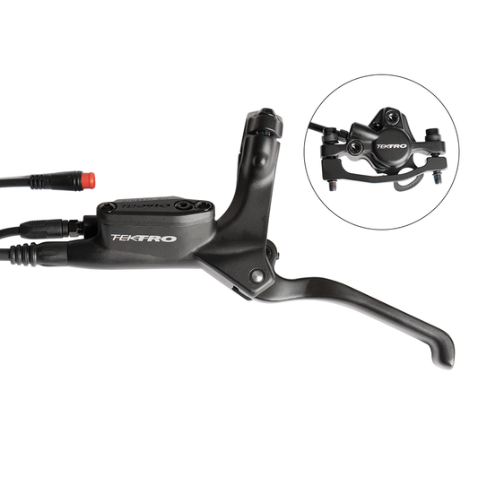 Tektro Bike Disc Brake Kit, Aluminum Front and Rear Caliper, Full Aluminum Alloy Bicycle Brake Lever, 180mm Rotor