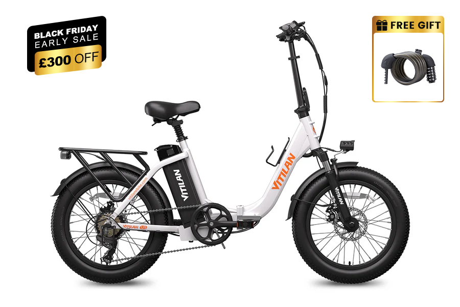 U3 Full Suspension Foldable Fat Tire Electric Bike