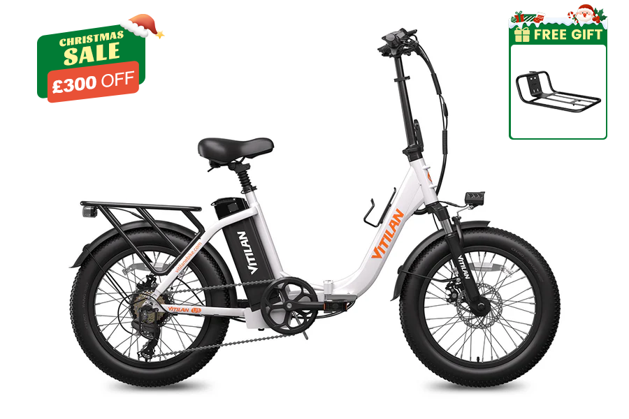 U3 Full Suspension Foldable Fat Tire Electric Bike