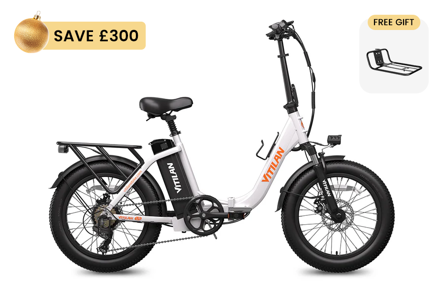 U3 Full Suspension Foldable Fat Tire Electric Bike
