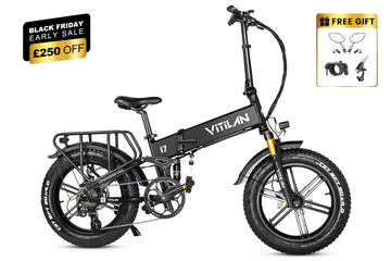 I7 Pro Folding Full Suspension Electric Bike