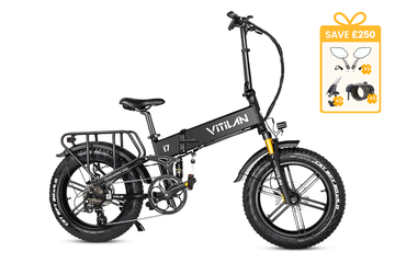 I7 Pro Folding Full Suspension Electric Bike